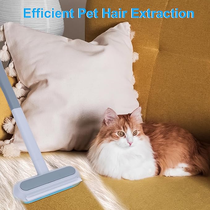 Pet Hair Remover for Furniture, Reusable Lint Brush for Dog and Cat Hair - Image 9