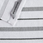 KitchenAid Albany Dishcloth 8 Pack Set, Charcoal Grey/White - Image 4