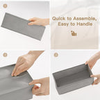 Criusia Drawer Organizer Clothes, 14 Pack Dresser Organizer - Image 8