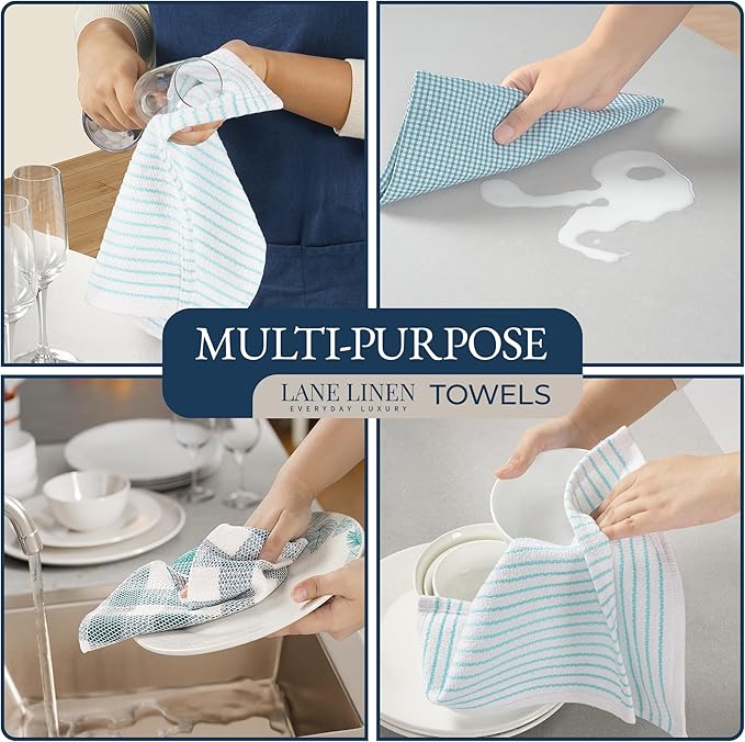 LANE LINEN Kitchen Towels and Dishcloths Sets - Image 4