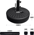 EliteShade Umbrella Base Water Filled Stand Market Patio Outdoor Heavy Duty Umbrella Holder(Black) - Image 3