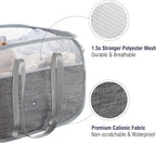 TECHMILLY Collapsible Laundry Basket, Foldable Tear Proof Mesh Pop Up Hamper - Image 5
