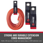 Velcro Brand Easy Hang Extension Cord Organizer Holder | Large 18" Heavy Duty - Image 2