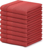 Homaxy 100% Cotton Dish Cloths, 8 Pack by Homaxy