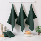 Homaxy 100% Cotton Waffle Weave Kitchen Dish Towels, Ultra Soft Absorbent Quick - Image 6