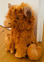 Highland Cow Door Stopper – Cute Weighted Animal Doorstop 2.2 lbs - Image 3