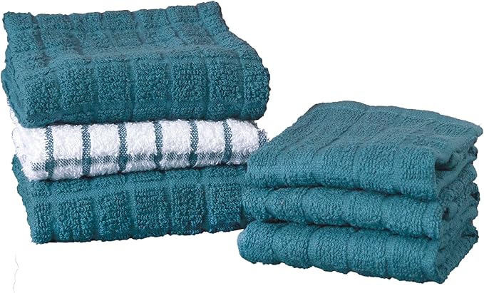 Ritz Premium Kitchen Towel and Dish Cloth Value Set: Highly Absorbent, Super by Ritz+Foodservice