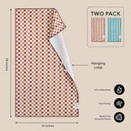 RECYCO Waffle Kitchen Towel Set of 2 - Image 7