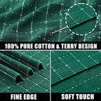 Mordimy 100% Cotton Terrycloth Kitchen Towels and Dishcloths Sets, Soft and - Image 2