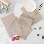 Homaxy Premium Kitchen Towels, Large Cotton Kitchen Hand Towels, Flat and Terry - Image 5