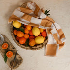 sea me at home Kitchen Towels, French Jacquard 100% Cotton Gingham Check Tea - Image 4