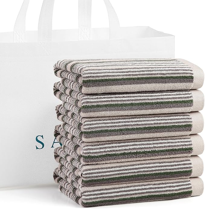 SALAS Kitchen Dish Towels for Drying Dishes, Large Cotton Kitchen Towels by Unknown