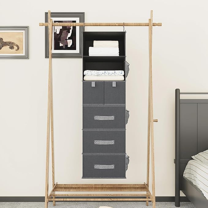 6-Shelves Hanging Closet Organizer - Image 6