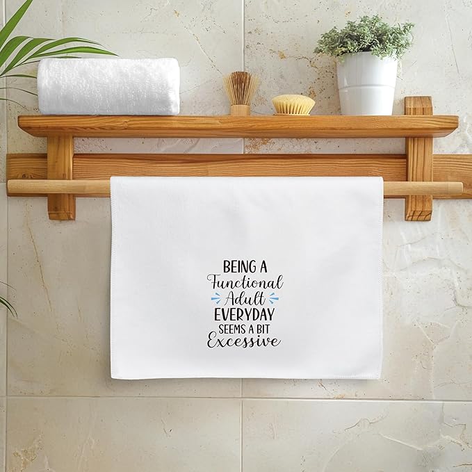 GROBRO7 Funny Sayings Hand Towel - Image 6