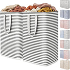 Lifewit 2 Pack Laundry Hamper Large Collapsible Laundry Baskets, Freestanding by Lifewit