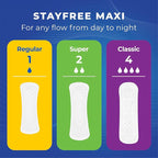 Stayfree Maxi Super Long Wingless Reliable Protection and Absorbency Pads - Image 6