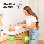2-Pack Waterproof Changing Pad Covers Boy, Girl – 32x16 Soft Cotton Baby - Image 7