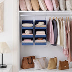 GRANNY SAYS 3-Shelf Closet Organizers and Storage, Foldable Hanging Closet - Image 8