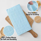 Homaxy 100% Cotton Terry Kitchen Dish Cloths, Ultra Soft and Absorbent Dish - Image 2
