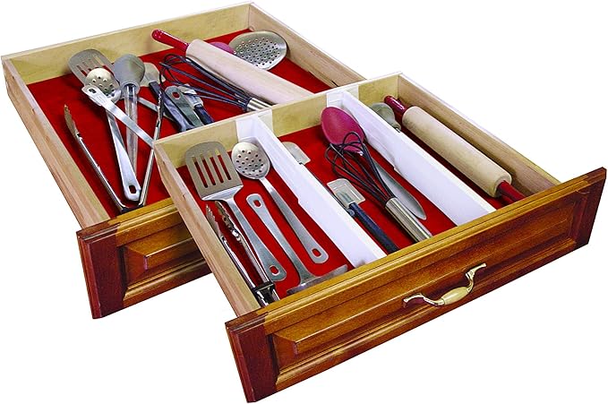 Dial Industries Adjustable Spring Loaded Kitchen, Office Drawer Organizer - Image 2