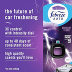 Febreze AUTO Air Freshener, Odor-Fighting Automotive Vent Clip, Midnight Storm - Image 2