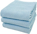 Serafina Home Coastal Sky Light Blue Kitchen Hand Dish Towels: Oversized 28" x by SerafinaHome
