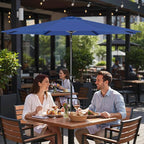 Simple Deluxe 9' Patio Umbrella Outdoor Table Market Yard Umbrella with Push Button Tilt/Crank - Image 5