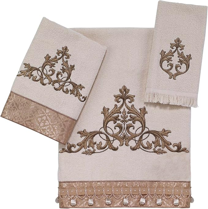 Avanti Linens - 3pc Towel Set, Soft & Absorbent Cotton Towels by AvantiHomeSince1969