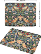 Navy Blue Sage Green Chinoiserie Dish Drying Pad 18 x 24 Inch - Image 2