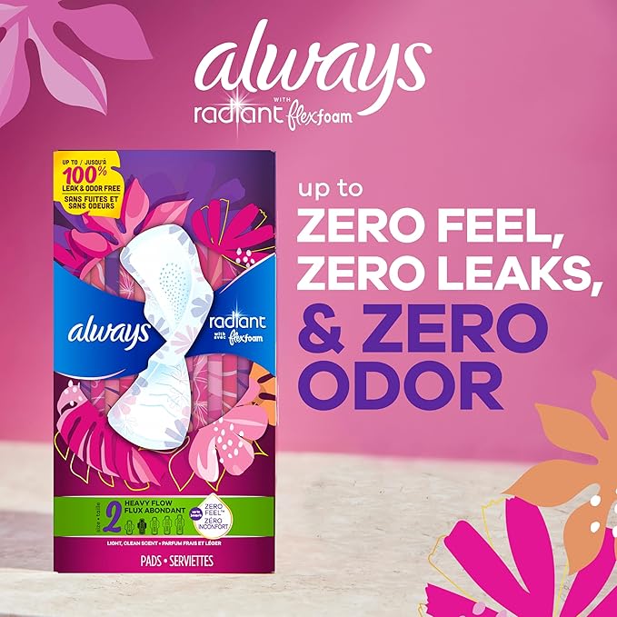 Always Infinity Feminine Pads for Women, Flexfoam Pads - Image 12