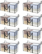 CONGREGATE 8 Pack Extra Large Moving Bags by CONGREGATE