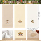3 Pcs Mini Baby Highland Cow Hand Towels - Image 2