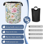 Watercolor Floral Laundry Hamper - Image 3
