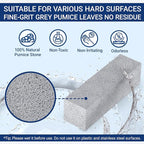 2 Pack Pumice Stone for Toilet Cleaning, Extra Long Handle for Removing Bowl - Image 3
