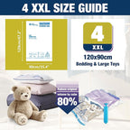 XXL Jumbo 47''X35'' Vacuum Storage Space Bags Extra Large - Image 2