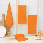 Homaxy 100% Cotton Terry Kitchen Towels, Checkered Designed, Soft and Super - Image 6