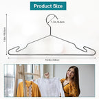 Heavy Duty Metal Hangers with Unique Hook Design Durable & Sturdy Coat Hangers - Image 5