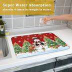 Christmas Snowman Dish Drying Mat - Image 7