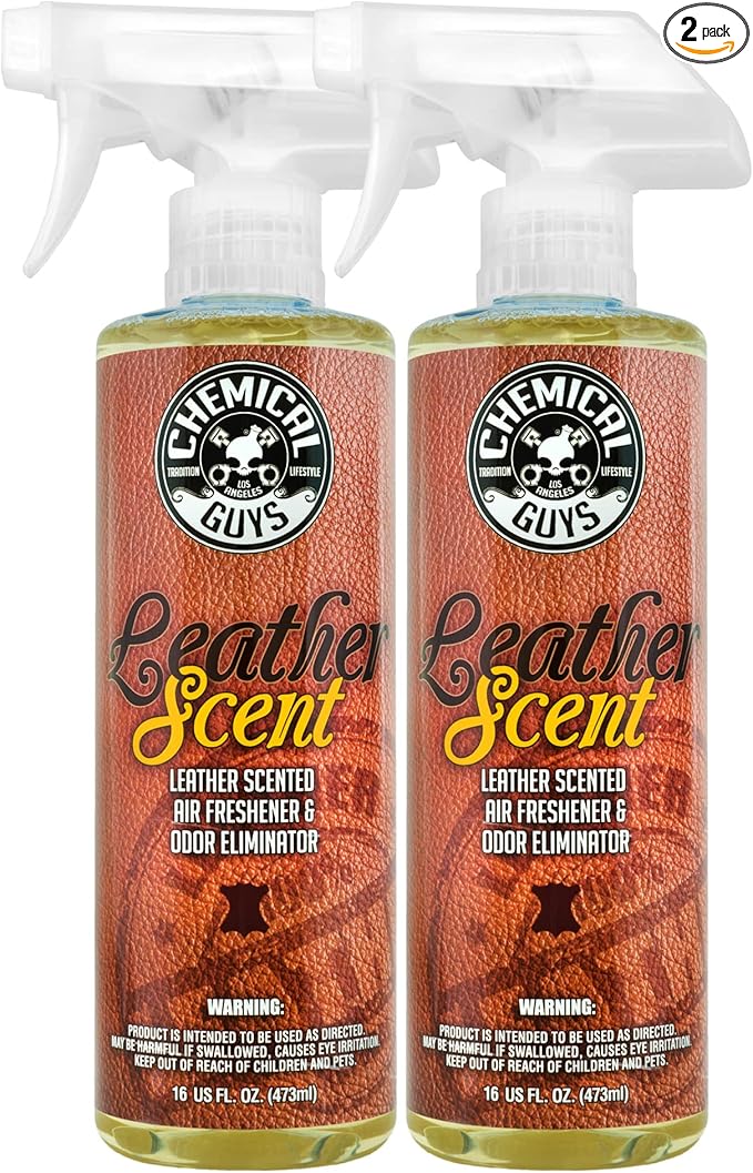 Chemical Guys AIR_102_1602 Leather Scent Premium Air Freshener and Odor by ChemicalGuys