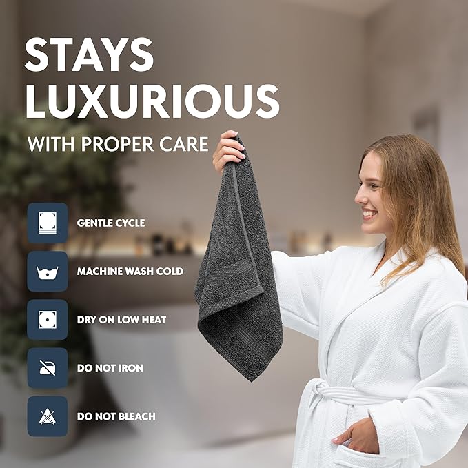 White Classic Luxury Multicolor Hand Towels - Image 7