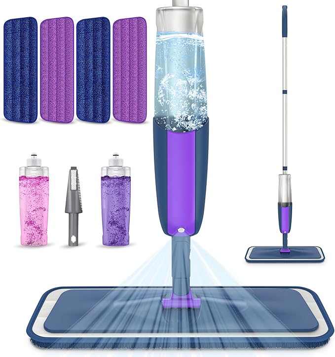Spray Mops for Hardwood Floors Cleaning: MEXERRIS Wet Mop by MEXERRIS