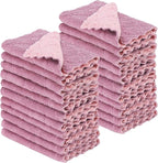 22 Pack Kitchen Dish Cloths, Reusable Dish Towels, Nonstick Oil Washable Fast by Rachan
