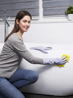 LANON wahoo Skin-Friendly Dishwashing Cleaning Gloves, Reusable Unlined Dish - Image 5