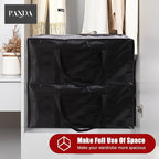 Extra Large Moving Bags with Zippers & Carrying Handles, Heavy-Duty Storage Tote - Image 7