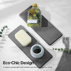 2PCS Bathroom Trays, Water Absorbing Diatomite Stone Quick Drying Mat - Image 7