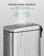 SONGMICS Bathroom Trash Can, 2.6 Gallon Small Trash Bin - Image 4