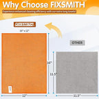 FIXSMITH Microfiber Cleaning Cloth -Pack of 24, Highly Absorbent Cleaning Rags - Image 5