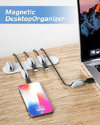 5-Pack Magnetic Cable Clips Cord Organizer - Image 5