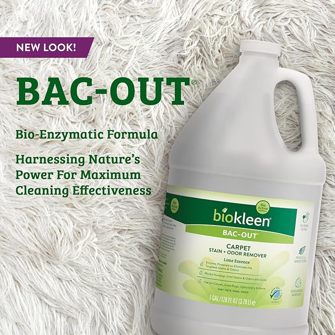 Biokleen Bac-Out Carpet Stain Remover Enzymatic, Destroys Stains & Odors Safely - Image 3
