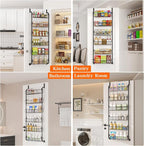 MIAOLI Over the Door Pantry Organizers and Storage, 6-Tier Spice Rack, Home & - Image 7